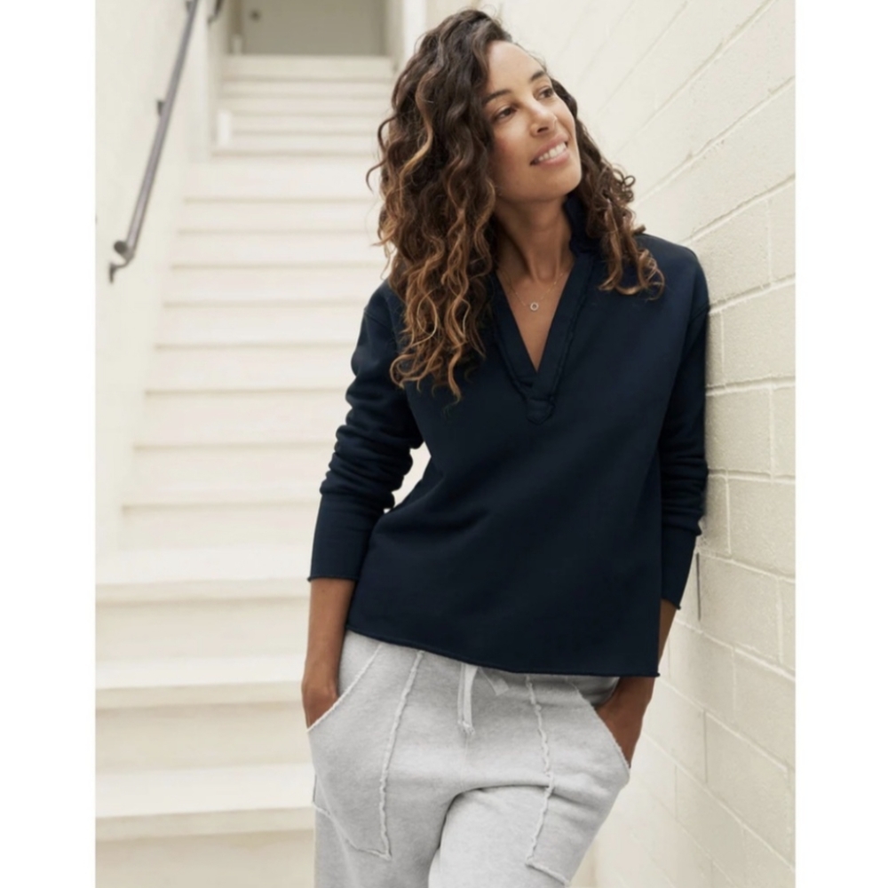 NEW Frank & Eileen Patrick Triple Fleece Henley (size L)
